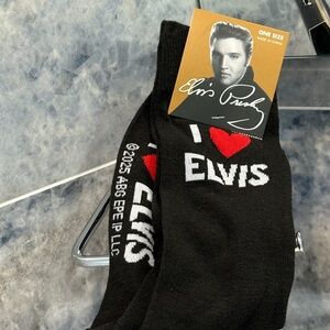 Black Socks Elvis is in the building! I love Elvis Socks